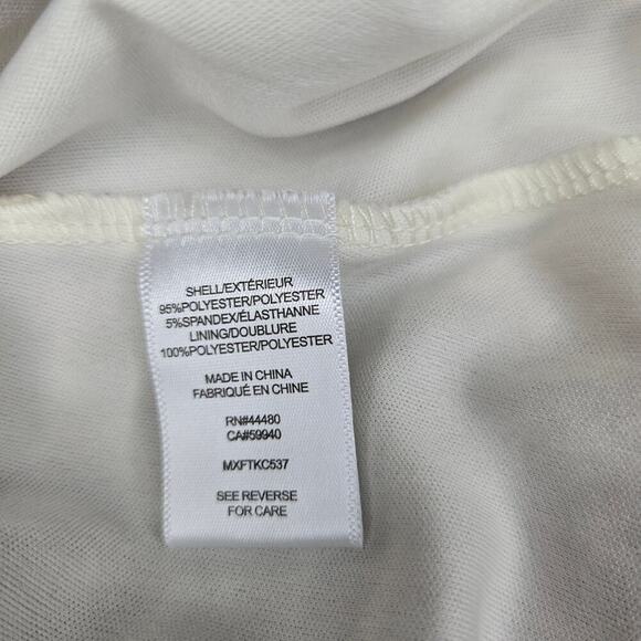 Love, Fire Women's Mesh Swirl Y2K Midi Skirt Size L Rave Funky Festival Pull-On - Picture 9 of 12